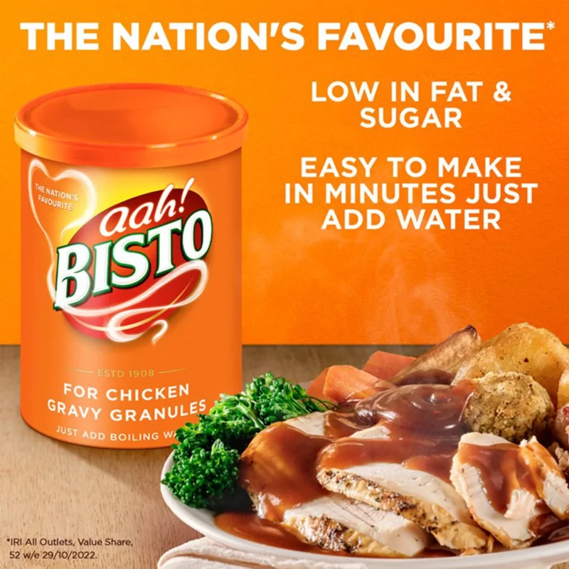 Chicken Gravy Granules – Bisto – 190g – British Gravy Mix - Image 4