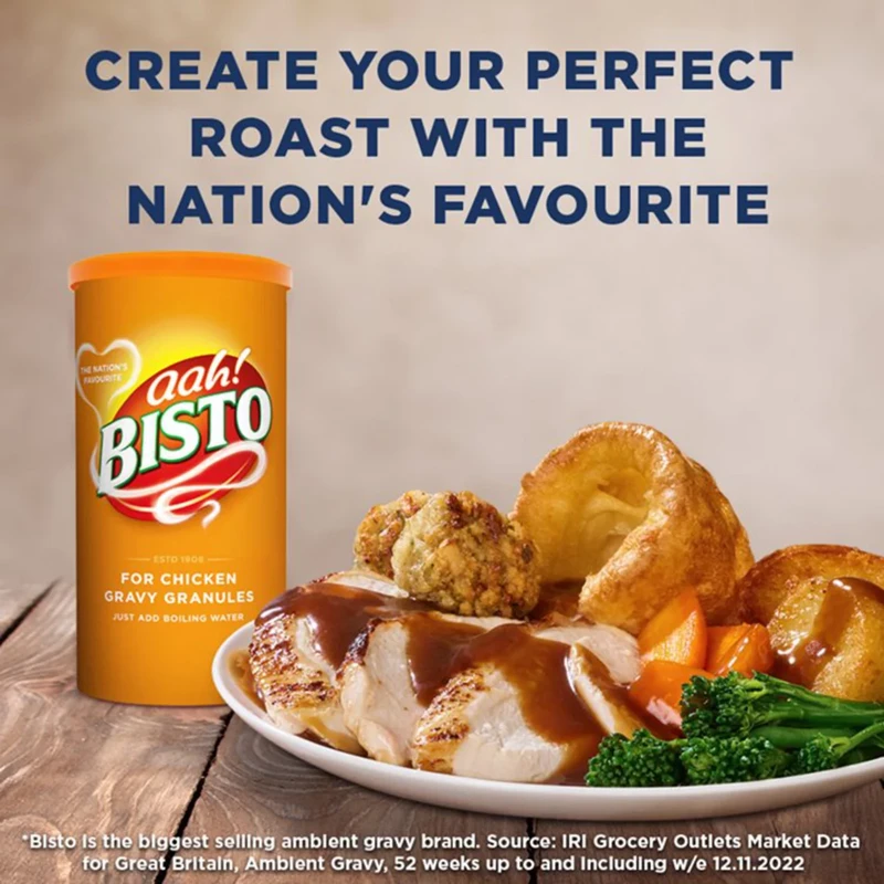 Chicken Gravy Granules – Bisto – 190g – British Gravy Mix - Image 5