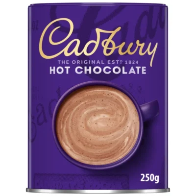 Drinking Hot Chocolate – Cadbury Original – 250g – British Hot Cocoa Mix