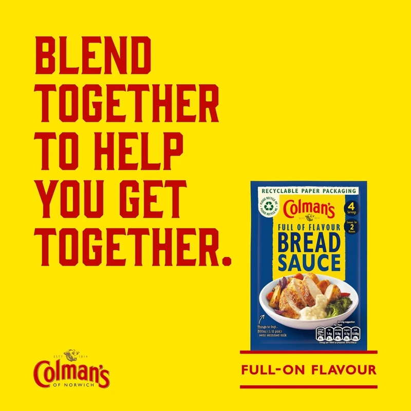 Bread Sauce Mix – Colman’s – 40g – British Roast Dinner Sauce - Image 3