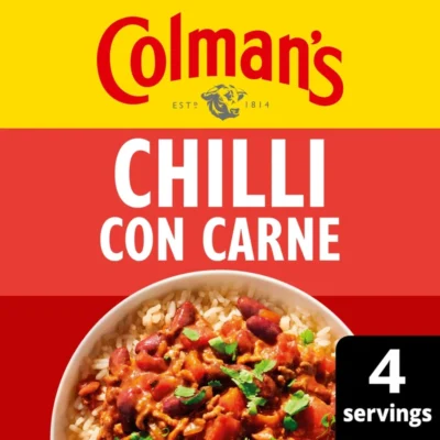 Chilli Con Carne Mix – Colman’s – 50g – British Mild Chilli Seasoning