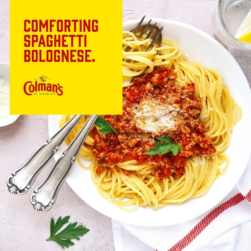 Spaghetti Bolognese Mix – Colman’s – 40g – British Pasta Sauce Mix - Image 2