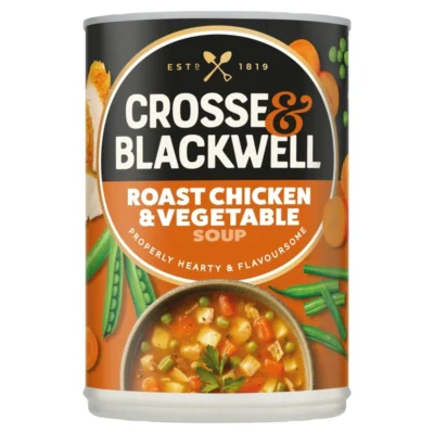 Roast Chicken & Vegetable Soup – Crosse & Blackwell – 400g – Hearty British Chicken Soup