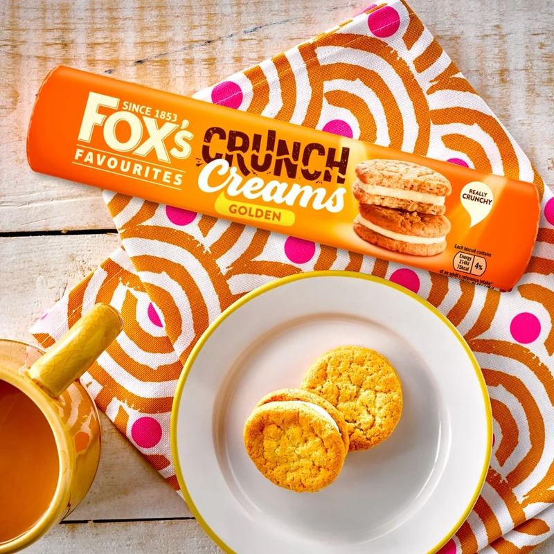 Fox’s Golden Crunch Creams – 200g – Classic British Crunchy Cream Biscuit - Image 3