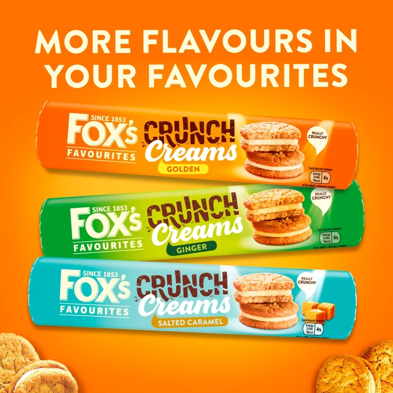 Fox’s Golden Crunch Creams – 200g – Classic British Crunchy Cream Biscuit - Image 4