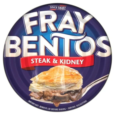 Steak & Kidney Pie – Fray Bentos – 425g – Iconic British Tinned Pie (Slightly Dented)