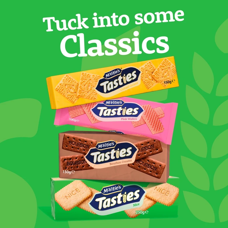 Nice Biscuits – McVitie’s Tasties – 250g – Classic British Coconut Sugar Biscuit - Image 4