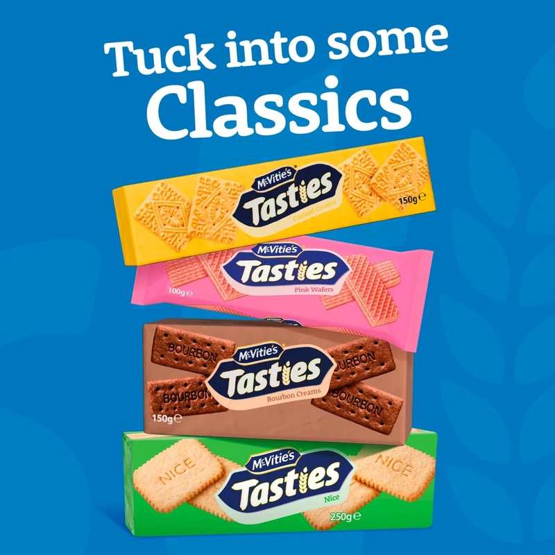 Tasties Rich Tea Finger Biscuits – McVitie’s – 250g – Classic British Tea Biscuit Fingers - Image 4