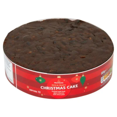 Christmas Cake – Rich & Fruity – Morrisons – British Festive Fruit Cake