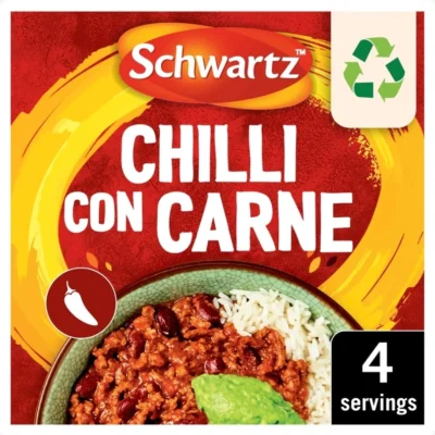 Chilli Con Carne Mix – Schwartz – 40g – British Cooking Spice Blend