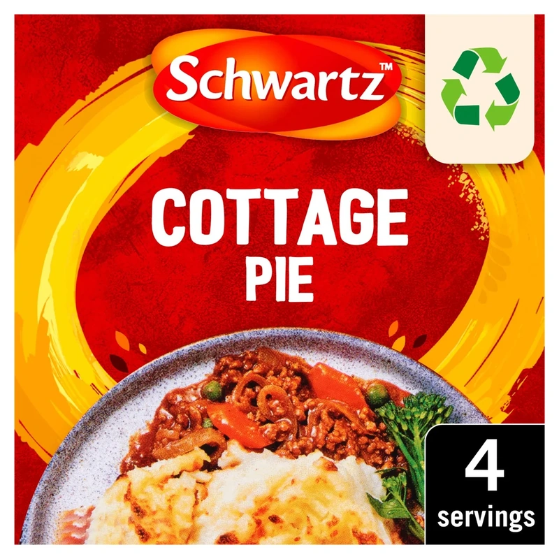 Cottage Pie Mix – Schwartz – 38g – British Savoury Meal Seasoning