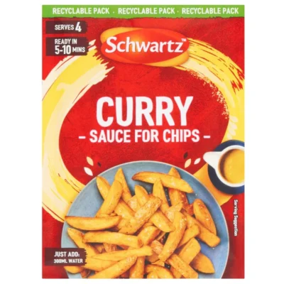Curry Sauce for Chips – Schwartz – 35g – British Chip Shop Curry Mix