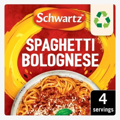 Spaghetti Bolognese Mix – Schwartz – 40g – British Pasta Sauce Seasoning