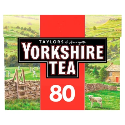 Yorkshire Tea – 80 Tea Bags (250g) – British Strong Black Tea