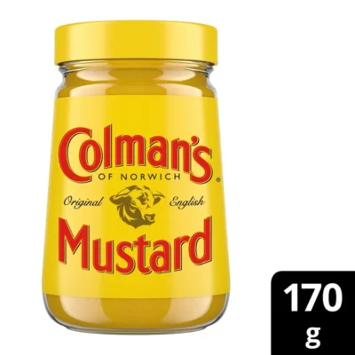 English Mustard – Colman’s Original – 170g – British Hot Mustard