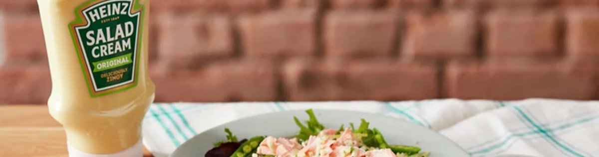 Salad Cream with British meals in the Philippines