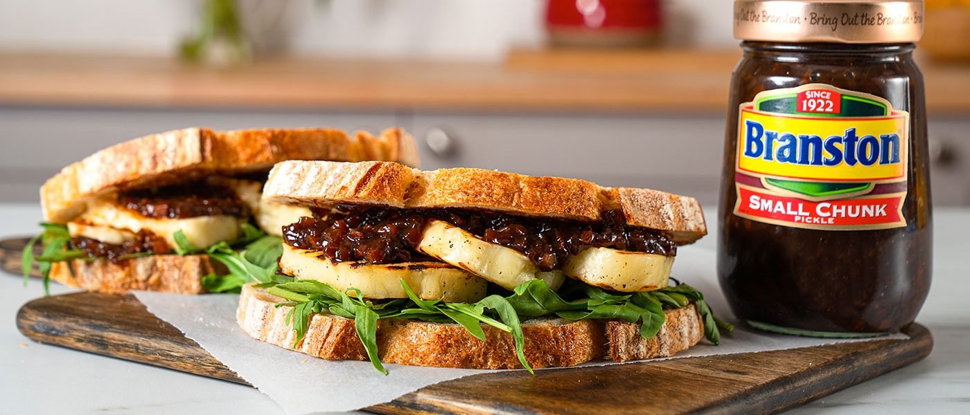 Branston Pickle cheese sandwich in the Philippines