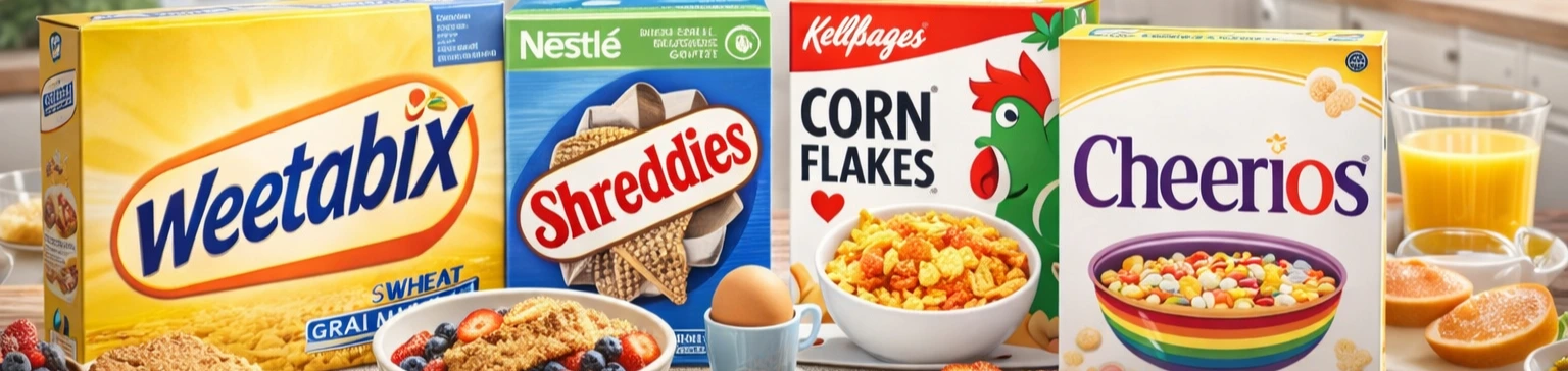 British breakfast cereals including Weetabix and Shredded Wheat