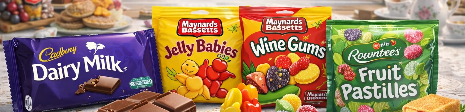 British chocolate and sweets in the Philippines including Cadbury, Wine Gums and Jelly Babies