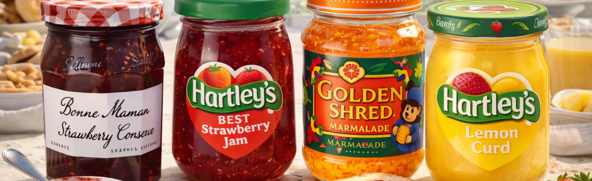 British jams and spreads in the Philippines including marmalade, jam and lemon curd