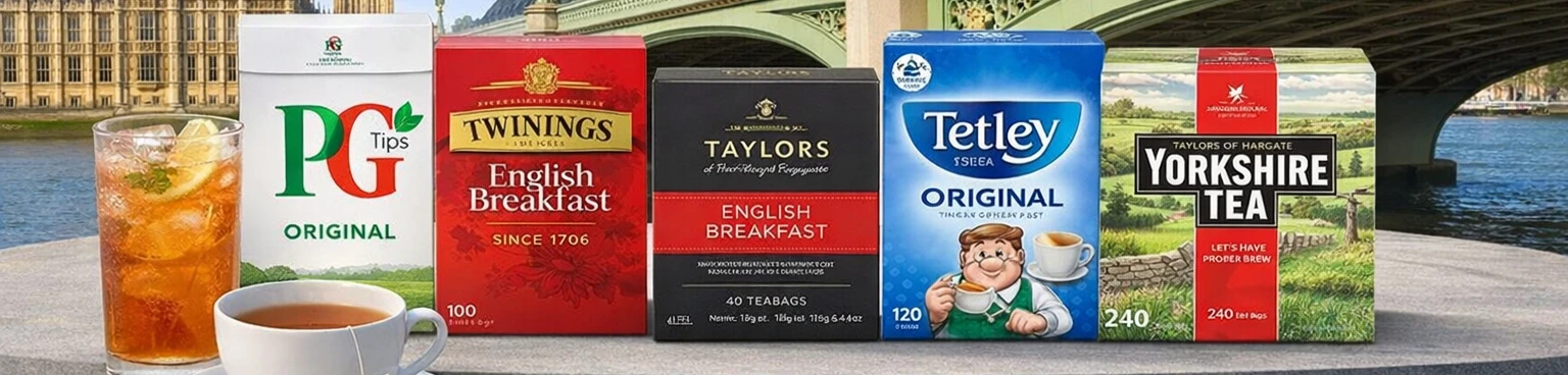 British tea in the Philippines including PG Tips, Yorkshire Tea and Typhoo