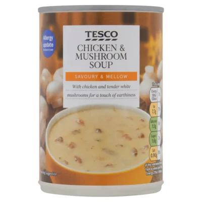 Tesco Cream Of Chicken & Mushroom Soup 400g