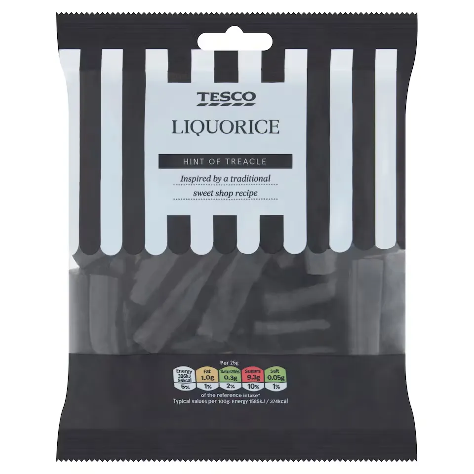 Tesco Liquorice 250g