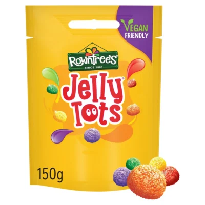 Rowntree's Jelly Tots Sweets Sharing Pouch Vegan 150g