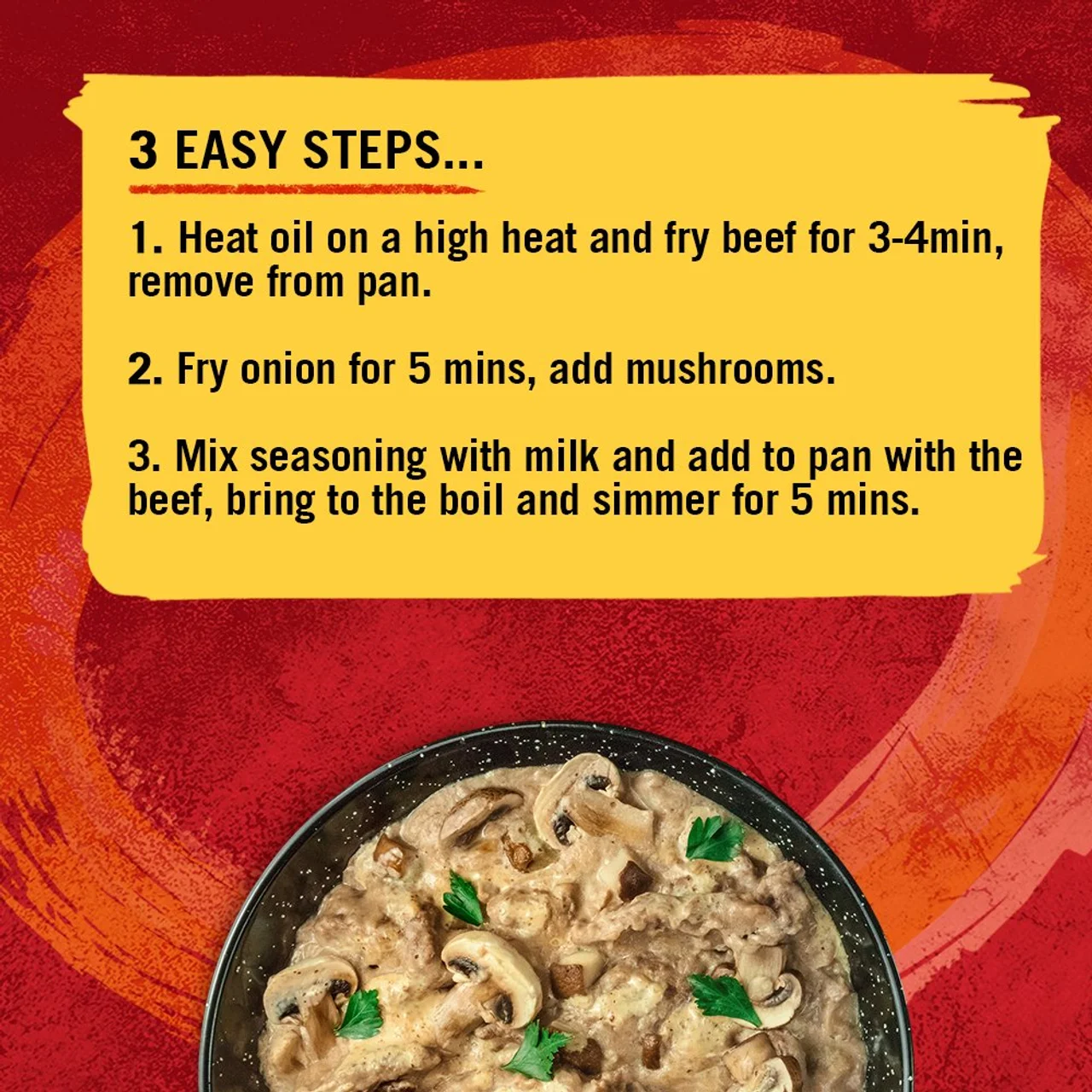 Schwartz Beef Stroganoff Recipe Mix - Image 4