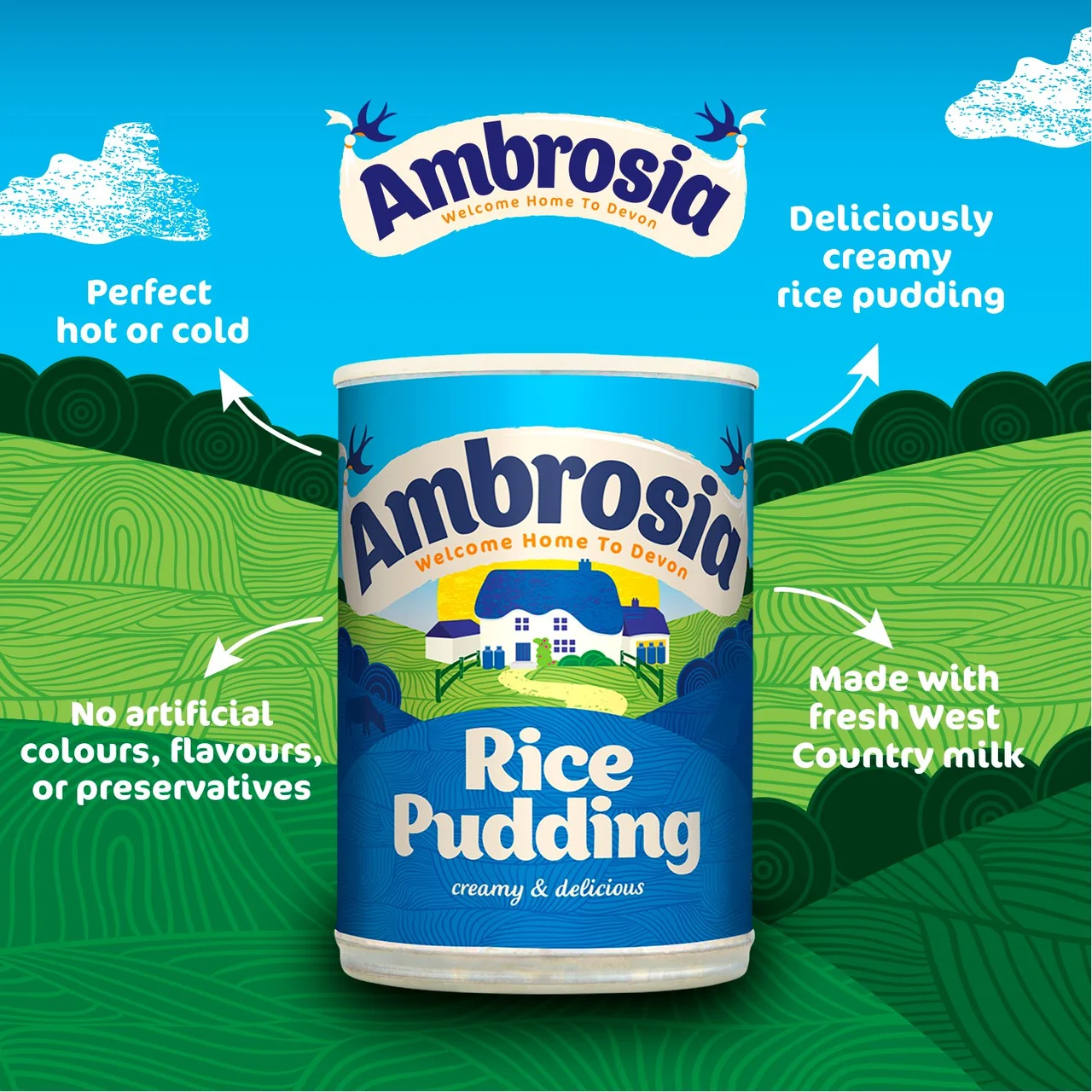 Ambrosia Rice Pudding 400g - Image 2