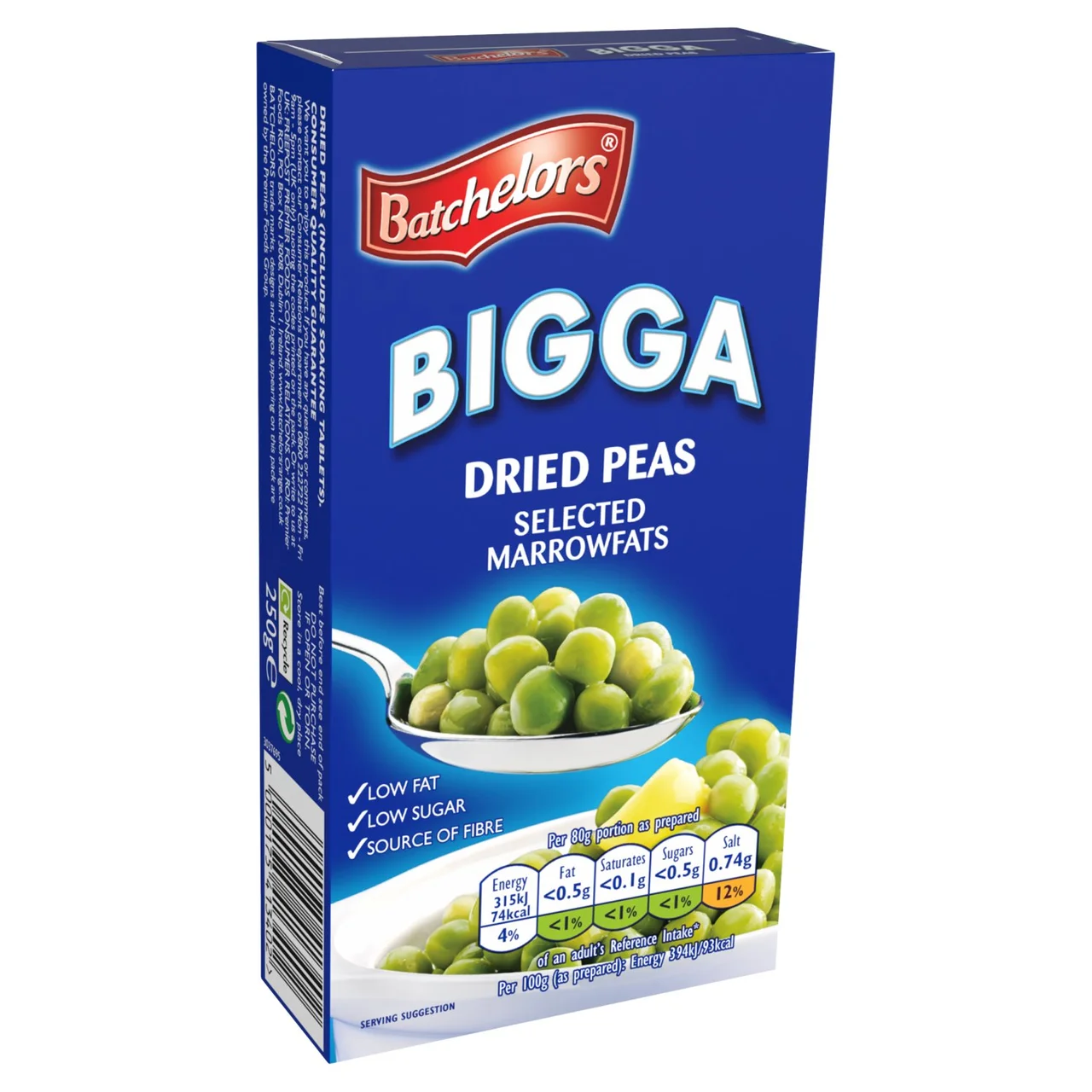 Batchelors Bigga Dried Peas 250g - Image 2