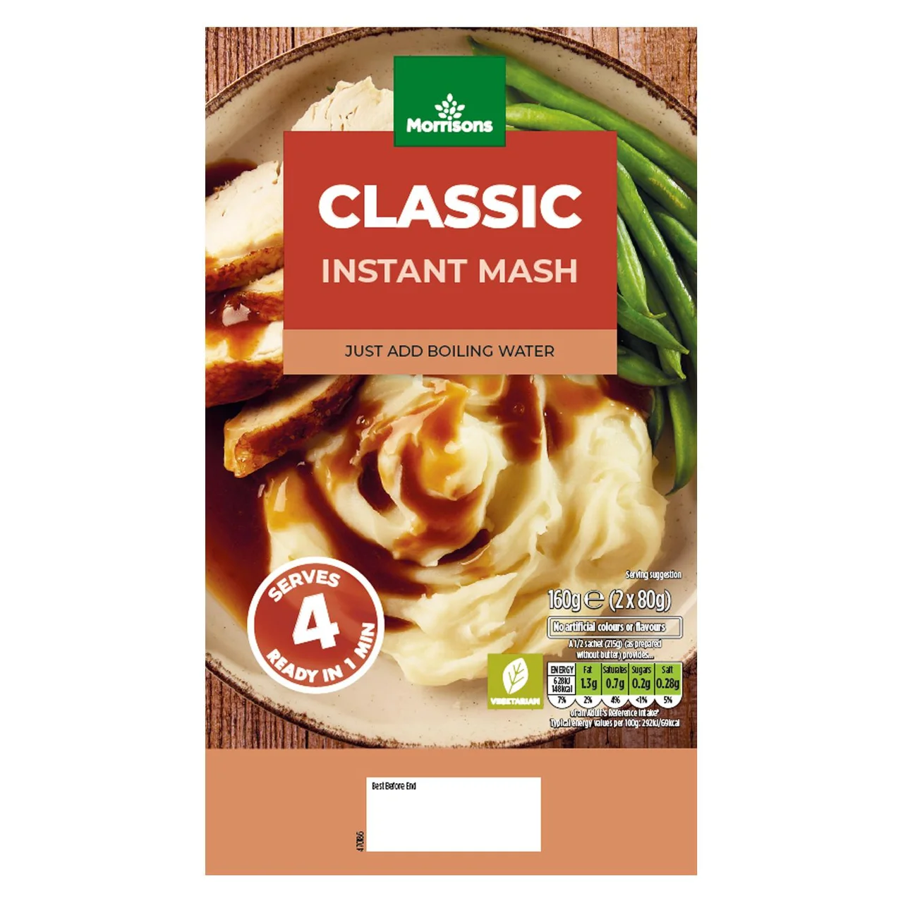 Morrisons Instant Mash Classic 160g