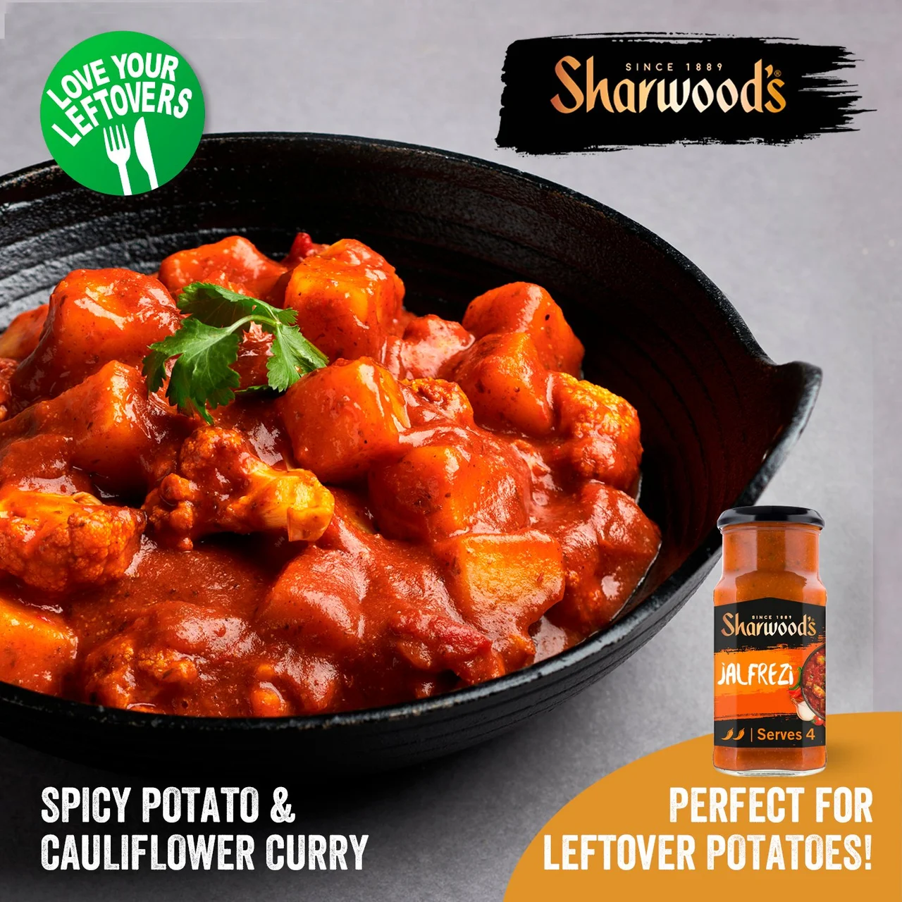 Sharwood's Indian Jalfrezi Curry Cooking Sauce 420g - Image 2