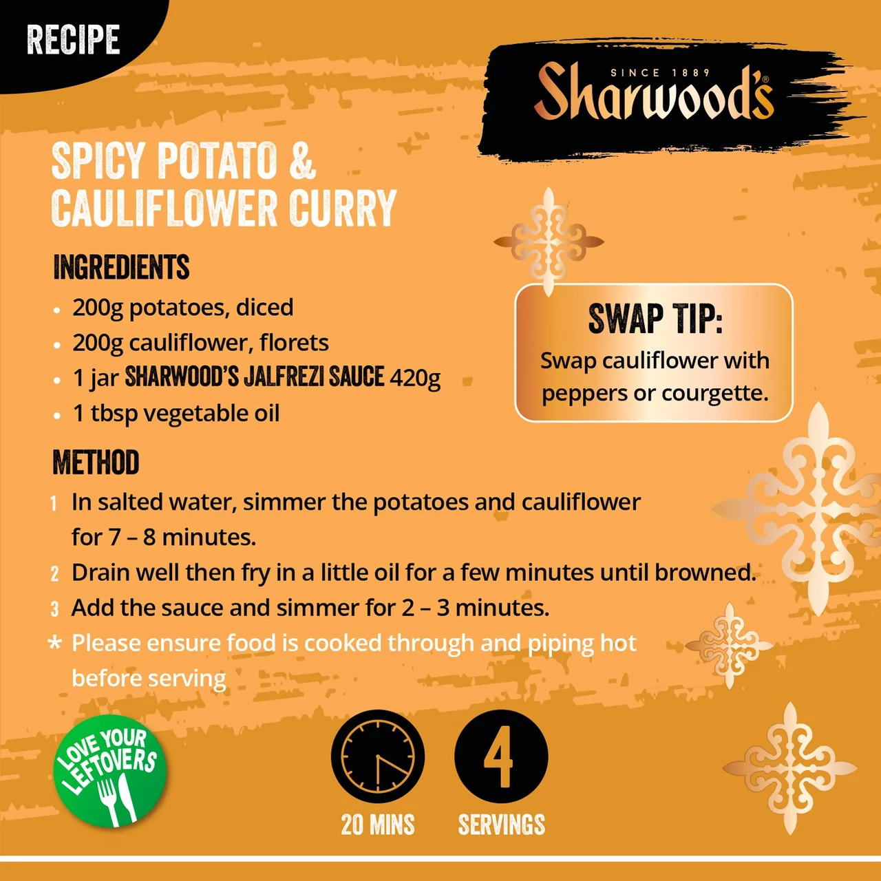 Sharwood's Indian Jalfrezi Curry Cooking Sauce 420g - Image 3
