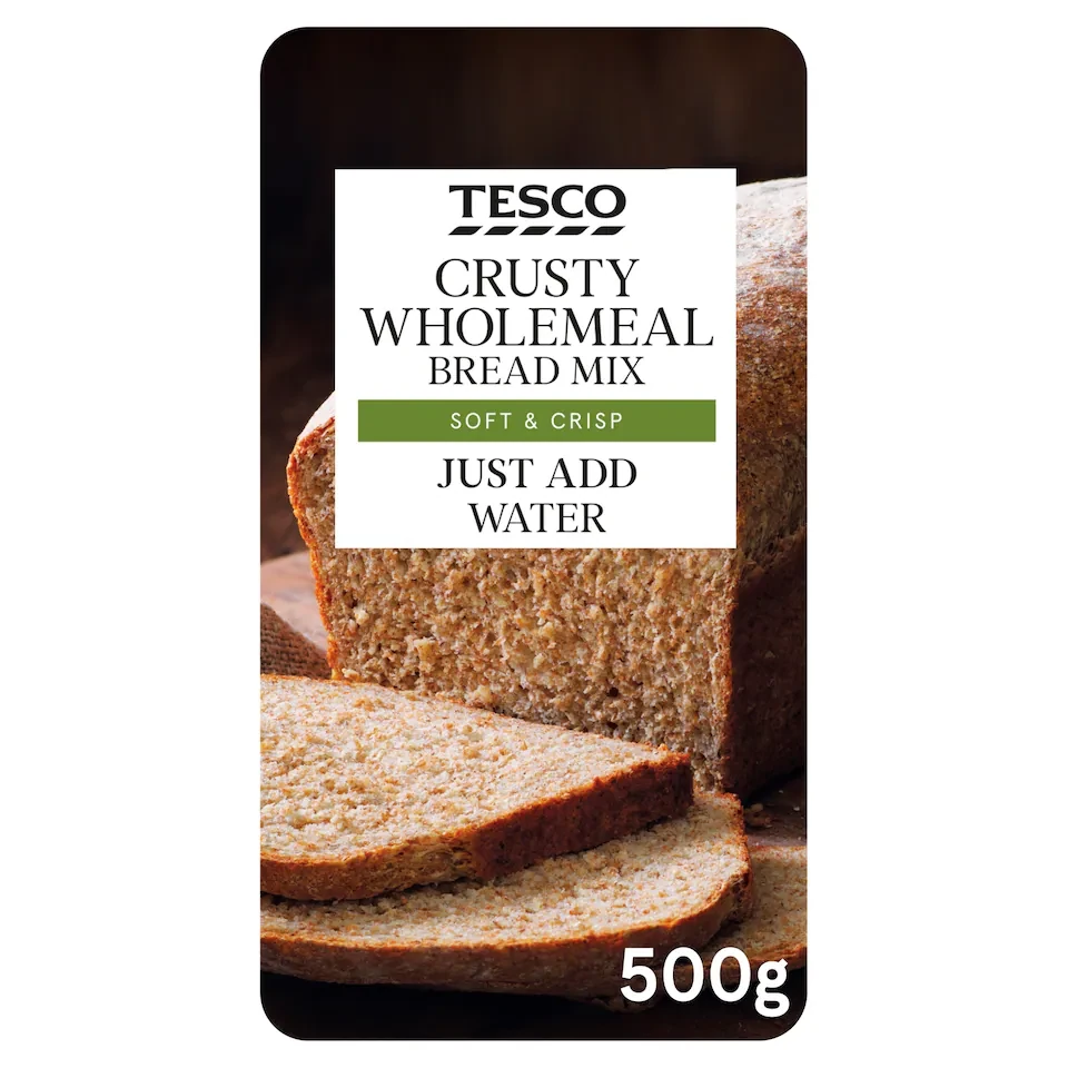 Tesco Crusty Wholemeal Bread Mix 500g