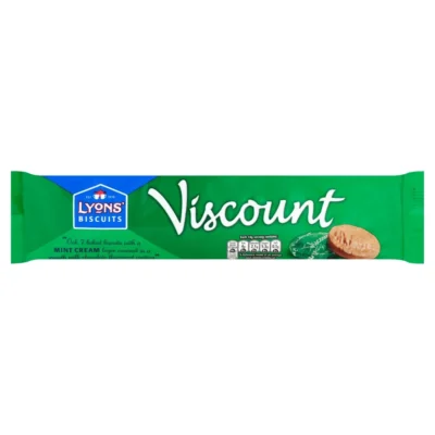 Lyons Biscuits Viscount Mint Creams 7 Pack 98g