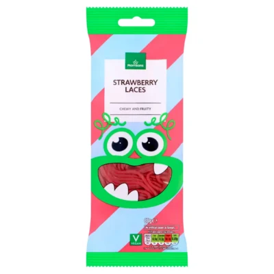 Morrisons Strawberry Laces 65g